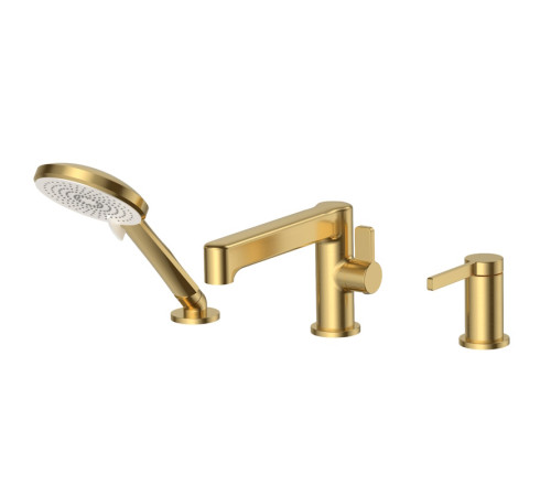 Смеситель на борт ванны ESKO SC355Gold, золотой сатин