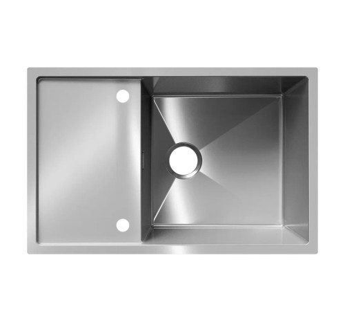 Кухонная мойка Ulgran Steel 780x500, брашированная сталь