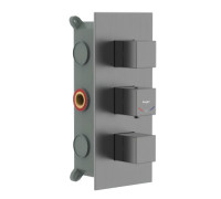 Смеситель для душа термостат душа Raglo R02.263.09, графит