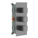 Смеситель для душа термостат душа Raglo R02.263.09, графит