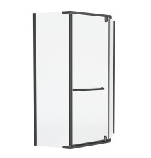 Душевой уголок Knotlor FCD100CG0GM 5-тиугольный 100х100х200, оружейная сталь