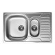 Кухонная мойка UKINOX Комфорт COL780.490 15GT8K 2L, 49*78