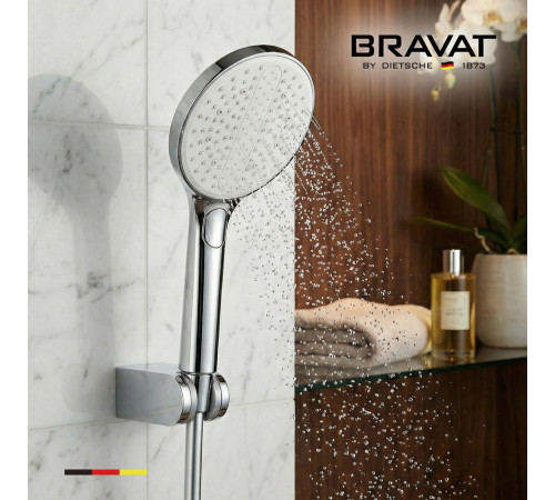 Лейка для душа BRAVAT D2144CP-SW, хром