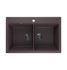 Кухонная мойка Ulgran Quartz Ruma 780-06, трюфель