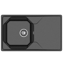Кухонная мойка GranFest UNIQUE 840L, черный