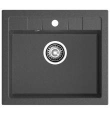 Кухонная мойка GranFest QUADRO 561, графит
