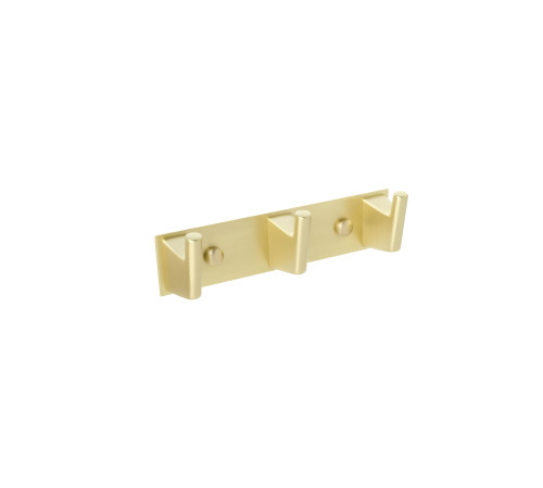 Планка с тремя крючками FIXSEN TREND GOLD FX-99005-3, матовое золото