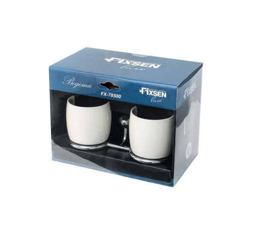 Стакан для ванной комнаты двойной  Fixsen Bogema FX-78507