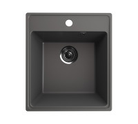 Кухонная мойка Ulgran Quartz Forte 425-09, мокрый асфальт