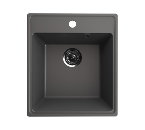 Кухонная мойка Ulgran Quartz Forte 425-09, мокрый асфальт