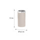 Стакан для ванной комнаты FIXSEN ROUND BEIGE FX-452-3, бежевый