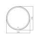 Зеркало Silver Mirrors Perla neo2 D770 (Сенсорный выключатель, подогрев)