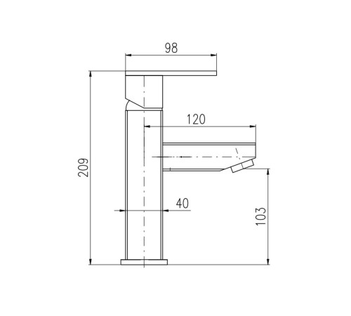 Смеситель для раковины Rav Slezak Loira LR529.5KZ