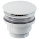 Донный клапан для раковины FILARETE FL75W, белый