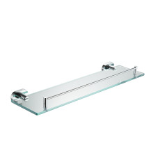 Полка стеклянная Shevanik SG5119, хром