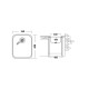 Кухонная мойка UKINOX Модерн MOP340.400 -GT8C, 40*34