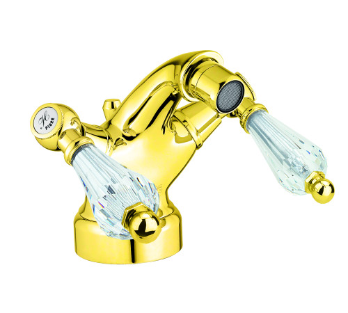 Смеситель для биде Fiore GIOIELLI (SWAROVSKI®) 08OO0632, золото