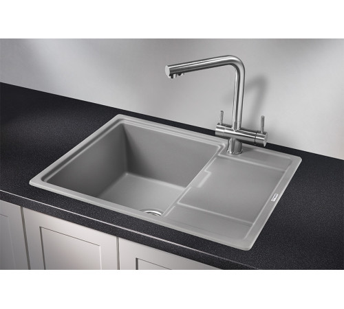 Кухонная мойка Granula 6503, АЛЮМИНИУМ