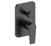 Смеситель для душа встраиваемый ESKO Budapest black BT83-2B, черный