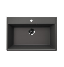 Кухонная мойка Ulgran Quartz Forte 760-09, мокрый асфальт