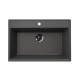 Кухонная мойка Ulgran Quartz Forte 760-09, мокрый асфальт