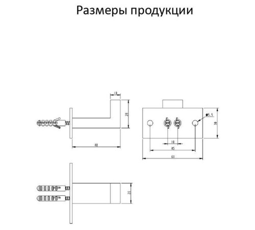 Крючок для ванной комнаты Grocenberg AC0011MG, матовое золото