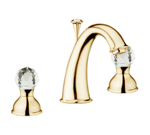 Смеситель для раковины Webert Karenina KA750101010, золото
