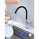 Смеситель для кухни с гибким изливом Prohanss P61.4406, хром