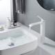 Смеситель для раковины высокий Shevanik S4011C, белый