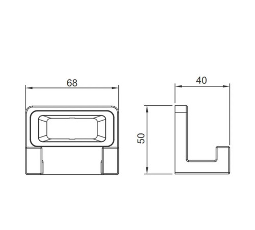 Крючок для ванной комнаты двойной GAPPO G30805-29, оружейная сталь