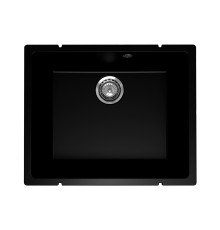 Кухонная мойка Ulgran Quartz Under 500-07, уголь