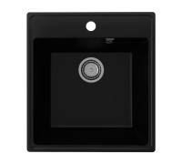 Кухонная мойка Ulgran Quartz Forte 460-07, уголь