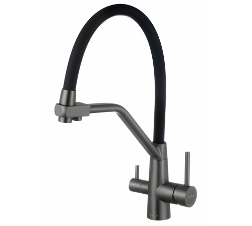 Смеситель для кухни с подключением к фильтру Fmark FS0662-Q01, графит