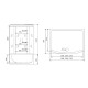 Душевая кабина (душевой бокс) Timo Comfort Clean Glass T-8850C, 150x88x220