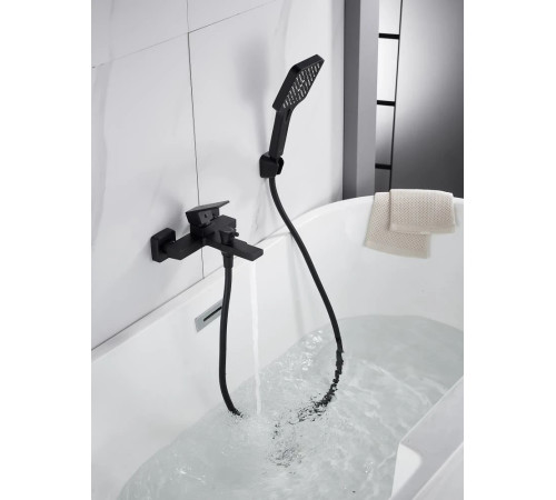 Смеситель для ванны Knotlor KN-22/BL, черный
