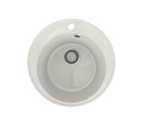 Кухонная мойка Practik PR-M-475-001 (без сифона), белый камень