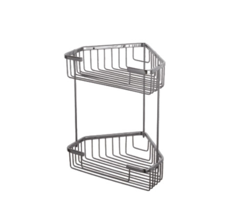 Полка металлическая угловая Haiba HB335-1, хром
