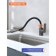 Смеситель для кухни с гибким изливом Prohanss P61.4406.09, графит