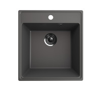 Кухонная мойка Ulgran Quartz Forte 460-09, мокрый асфальт