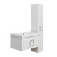 Тумба под раковину подвесная La Fenice Cubo FNC-01-CUB-B-80, белая