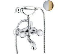 Смеситель для ванны Fiore XT SKY (SWAROVSKI®) 17CO0610, хром/золото