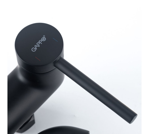 Смеситель для ванны GAPPO G3206-6, черный