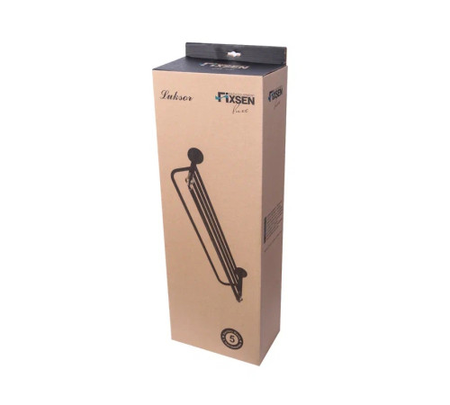 Полка для полотенец Fixsen Luksor FX-71615B, черный/золото