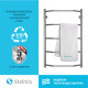 Полотенцесушитель водяной Stelmix 80x50 см, трапеция