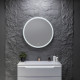 Зеркало Silver Mirrors Делуна/Deluna D800 2.2 (TX, алюм. профиль, цвет серебро, подогрев, сенсорный выключатель)