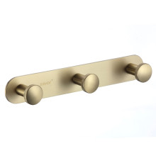 Планка с крючками Savol S-002173C, матовое золото