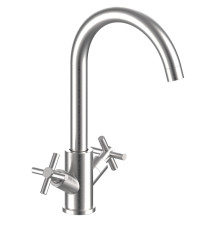 Смеситель для кухни ESKO Astana AA519R/AA519SR, нержавеющая сталь