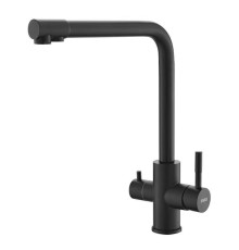 Смеситель для кухни с подключением фильтра Esko Kitchen K24B, черный
