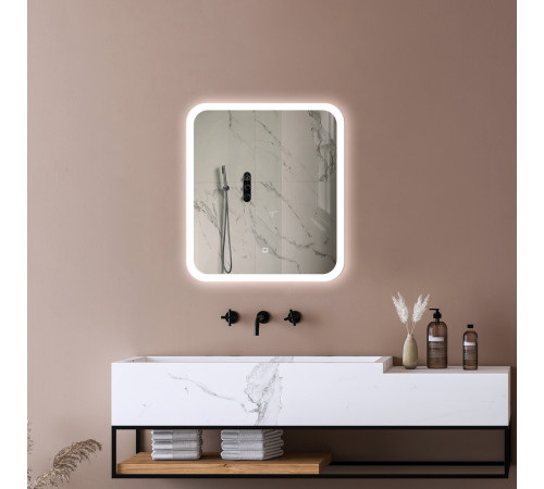Зеркало RAVAL Призма Prz.02.600x700/W/RL, 60 см