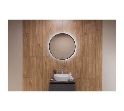Зеркало Silver Mirrors Roland D800-TX (метал. рама, цвет черный, беск. сенсор)